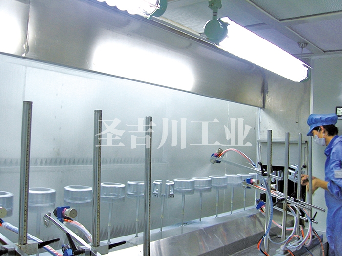 手機、相機外殼自動旋轉(zhuǎn)固定槍噴漆線