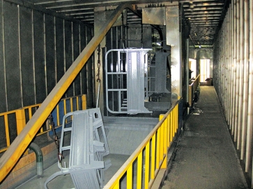 三輪車(chē)車(chē)廂支架電泳涂裝線